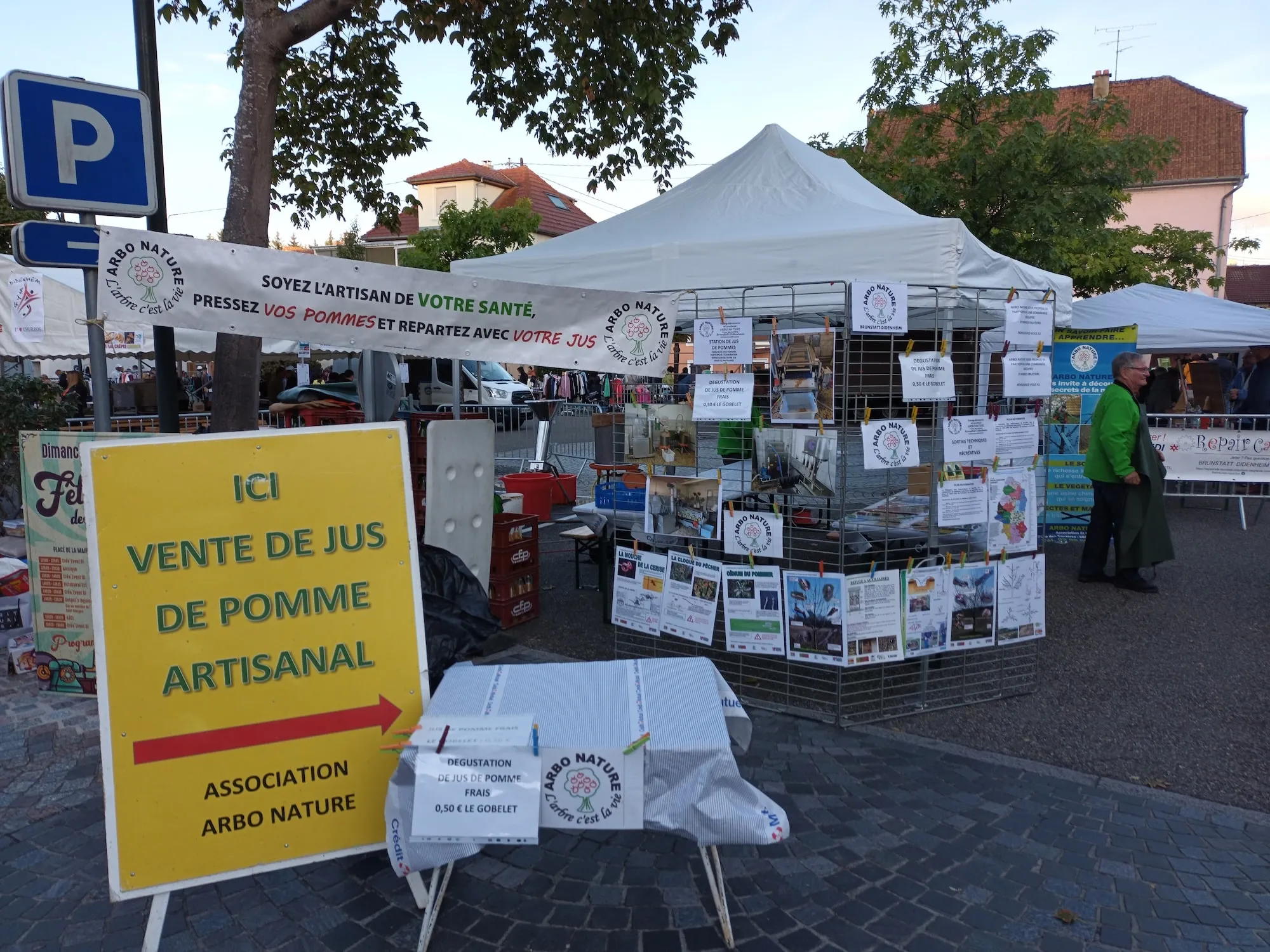 Stand de Arbo Nature le 18 septembre 2022.